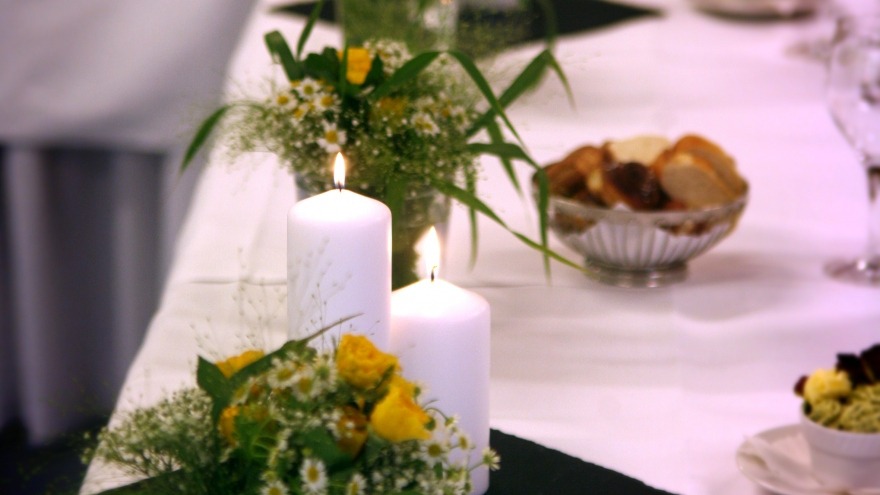 Tisch zur Hochzeit